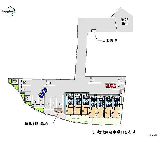 ★手数料０円★春日部市西金野井　月極駐車場（LP）